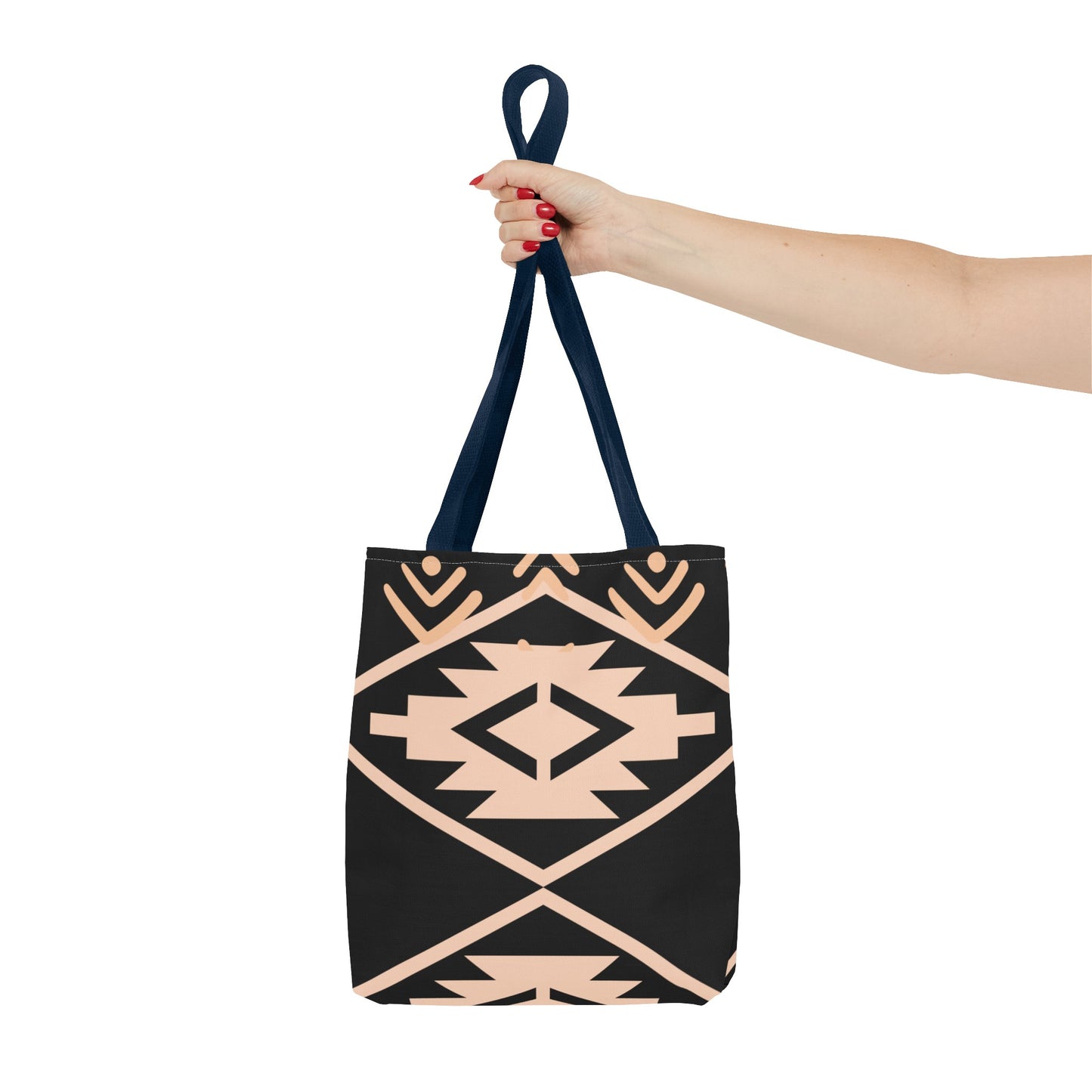 Tote Bag (AOP) - Stylish Tote Bags - Pink & Black