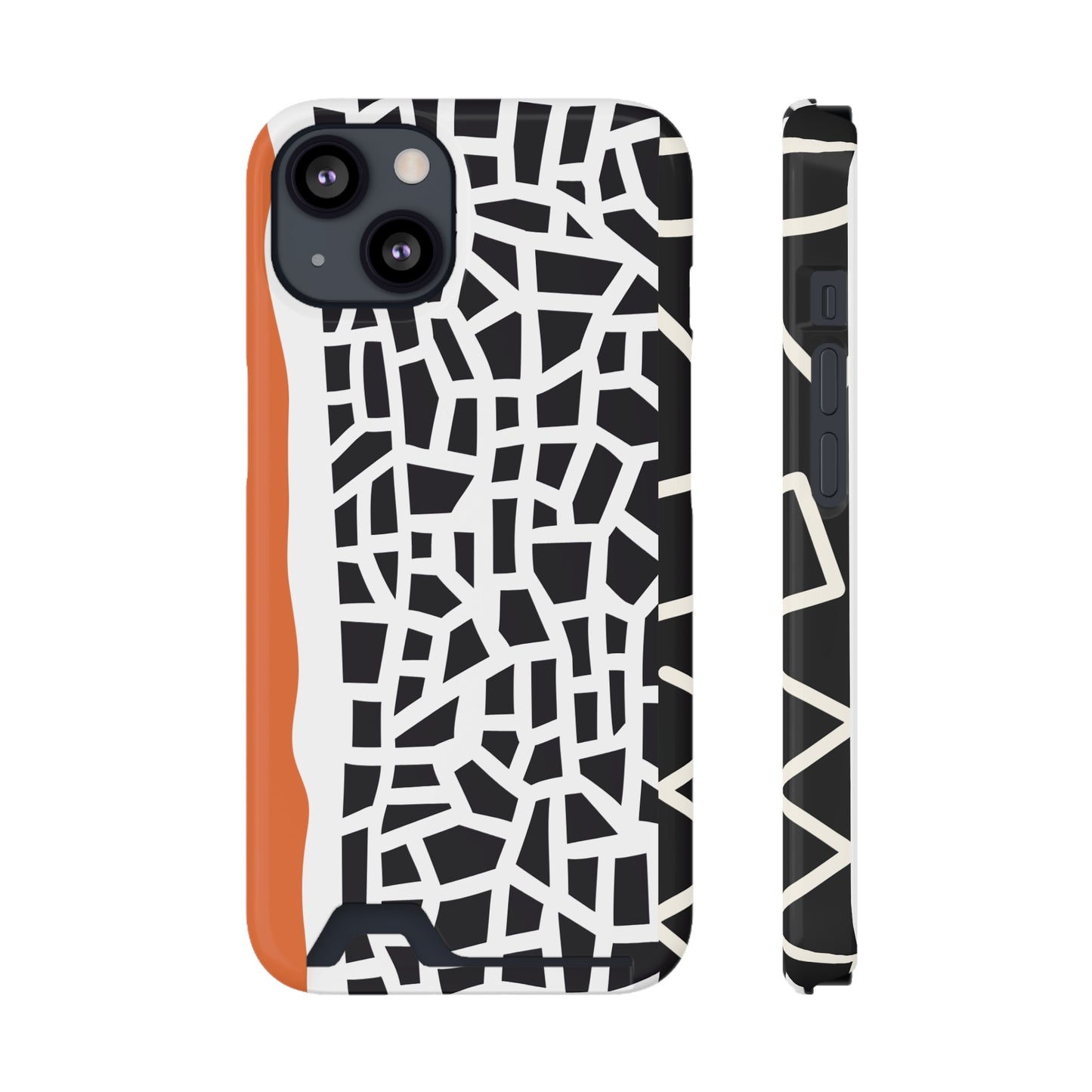 Ethnic Phone Case with Card Holder - Unique Phone Cases - Ethnic Print Phone Case