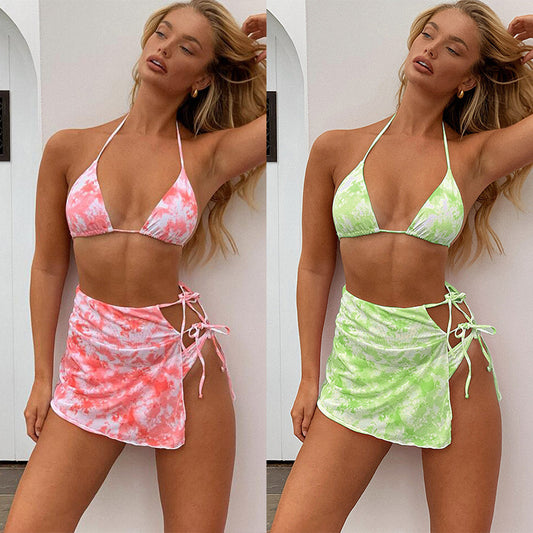 Ladies split swimwear