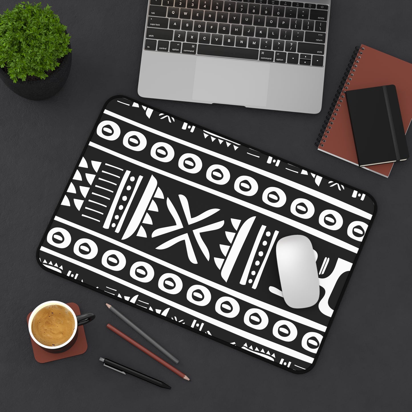 Beautiful Ethnic Print - Desk Mat - Office - Study - Gifts - Household Items