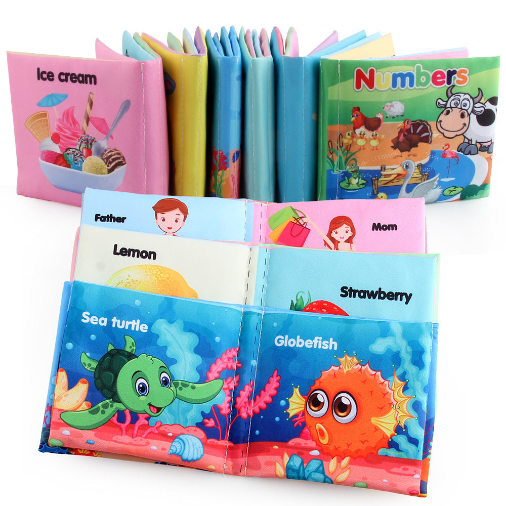 Cloth Books Soft Baby Sound Books Early Learning Educational Toys 0 -12 Months