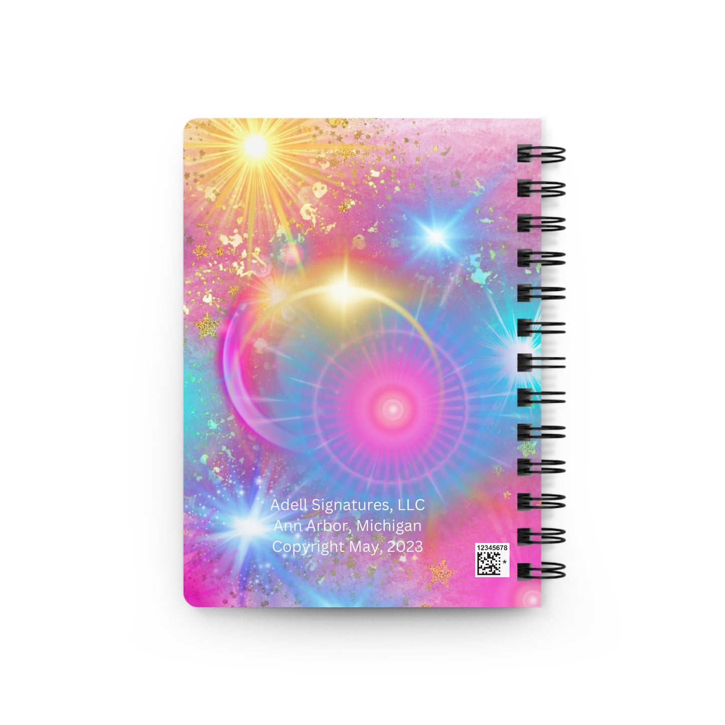 Journal Pastel Neon Bright Colored = Spiral Bound Journal