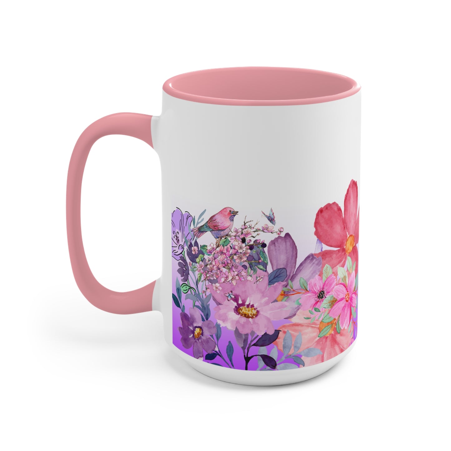 Great Rising- Give God the Glory - Floral Accent Mugs