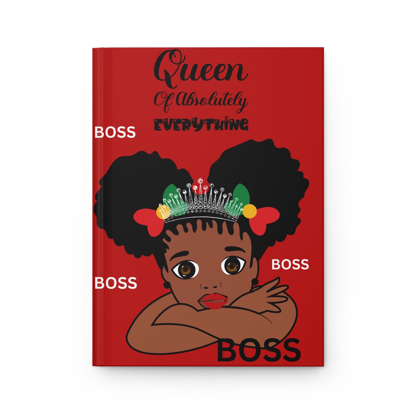 "Queen of Everything" Hardcover Girls Inspirational Journal Matte