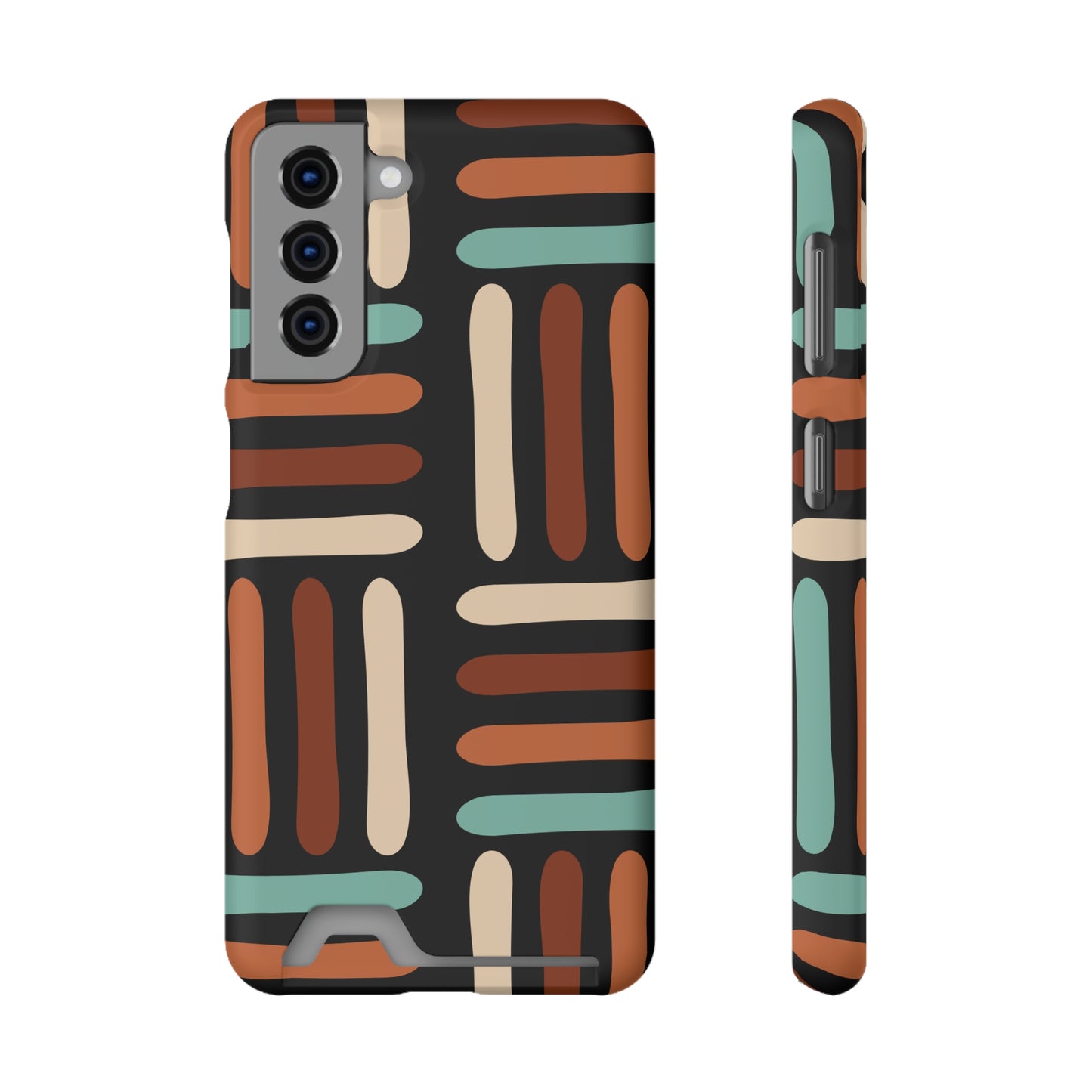 Ethnic Phone Case with Card Holder - Unique Phone Cases - Ethnic Print Phone Case