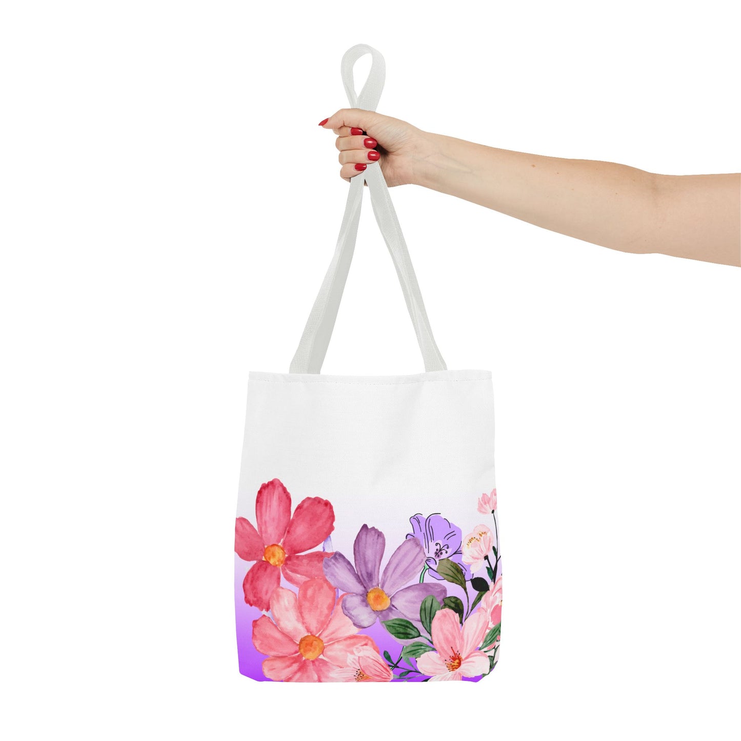 Colorful Floral Tote Bag (AOP)