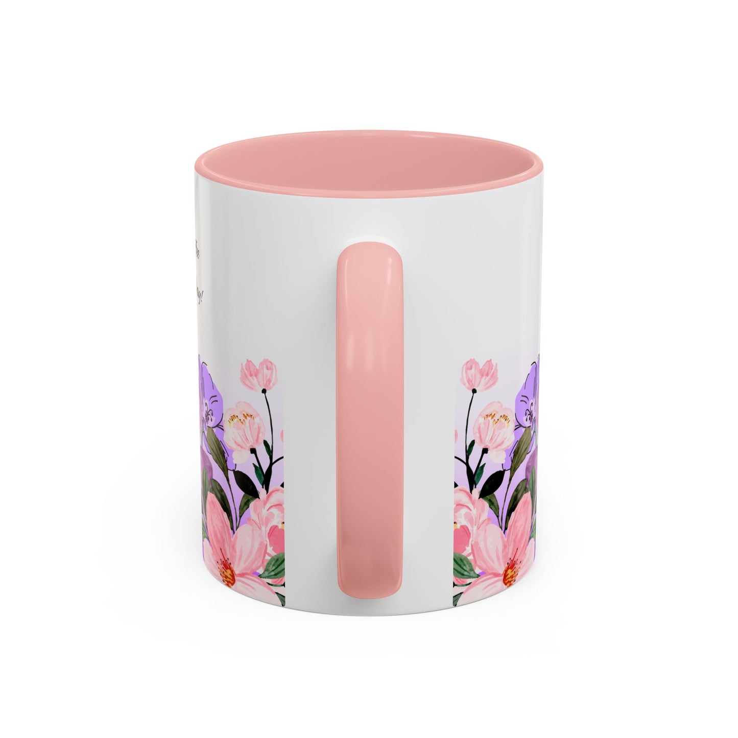 Inspirational Floral - Accent Coffee Mug (11, 15oz)