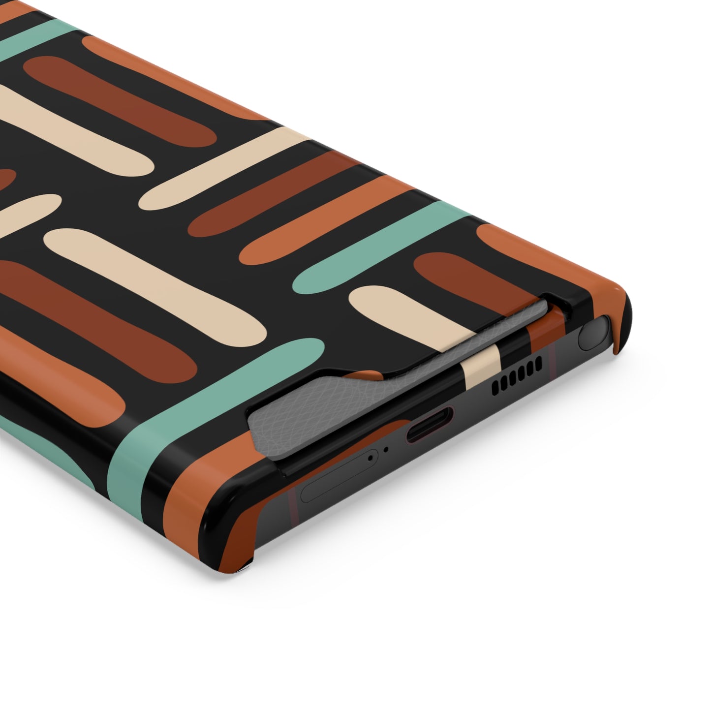 Ethnic Phone Case with Card Holder - Unique Phone Cases - Ethnic Print Phone Case