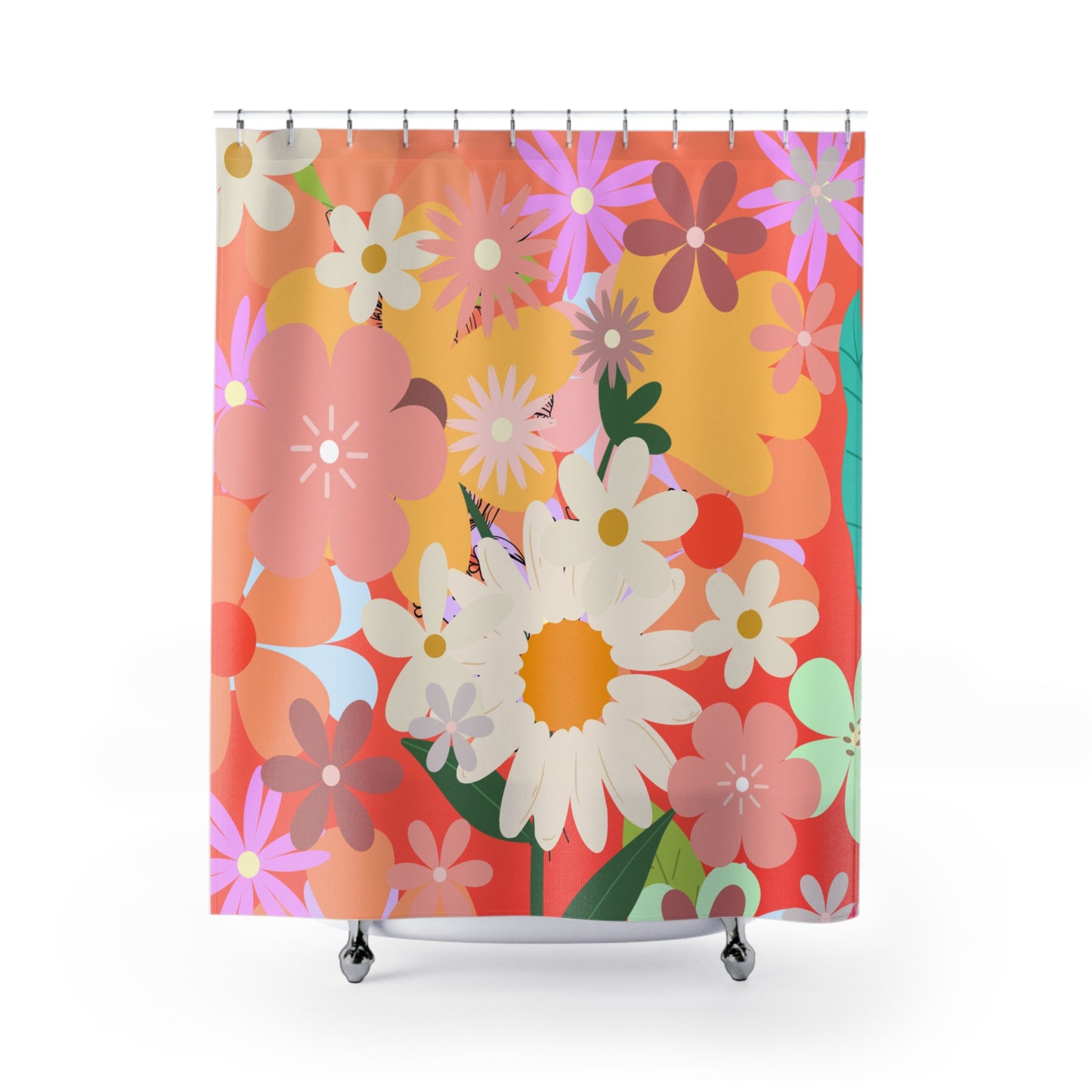 Floral Shower Curtains - Curtains - Bathrooms - Decorative Shower Curtains