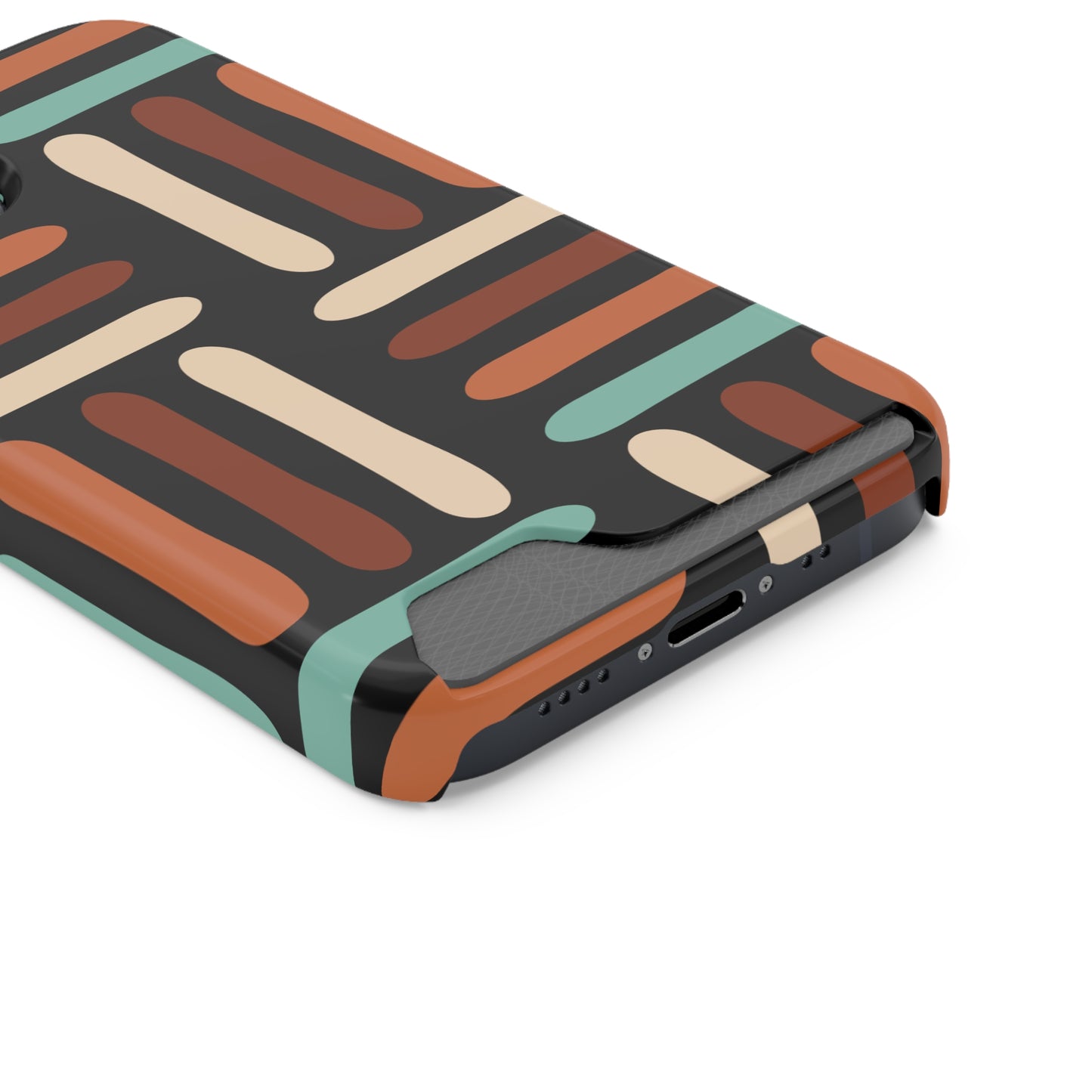 Ethnic Phone Case with Card Holder - Unique Phone Cases - Ethnic Print Phone Case