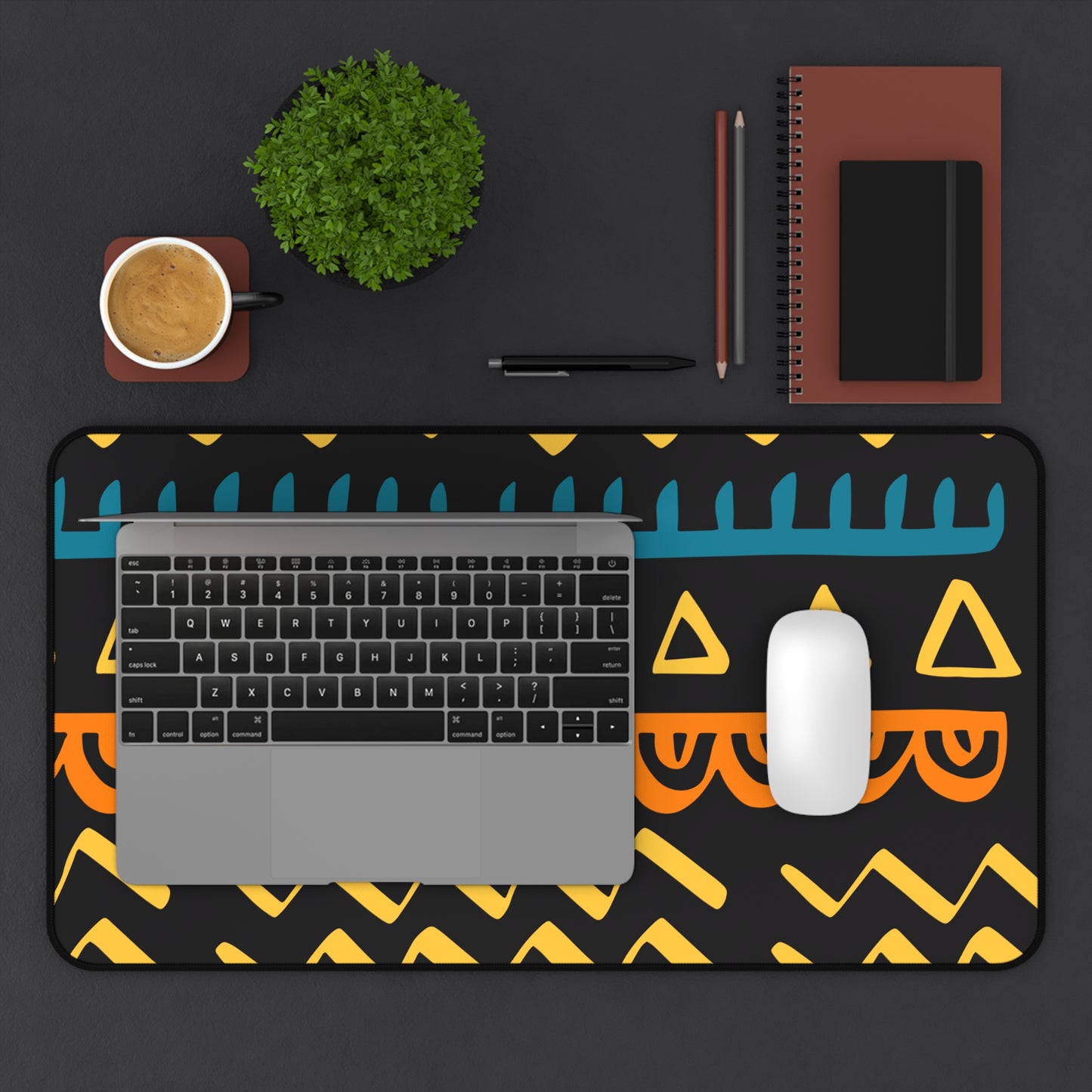 Beautiful Ethnic Print - Desk Mat - Office - Study - Gifts - Household Items