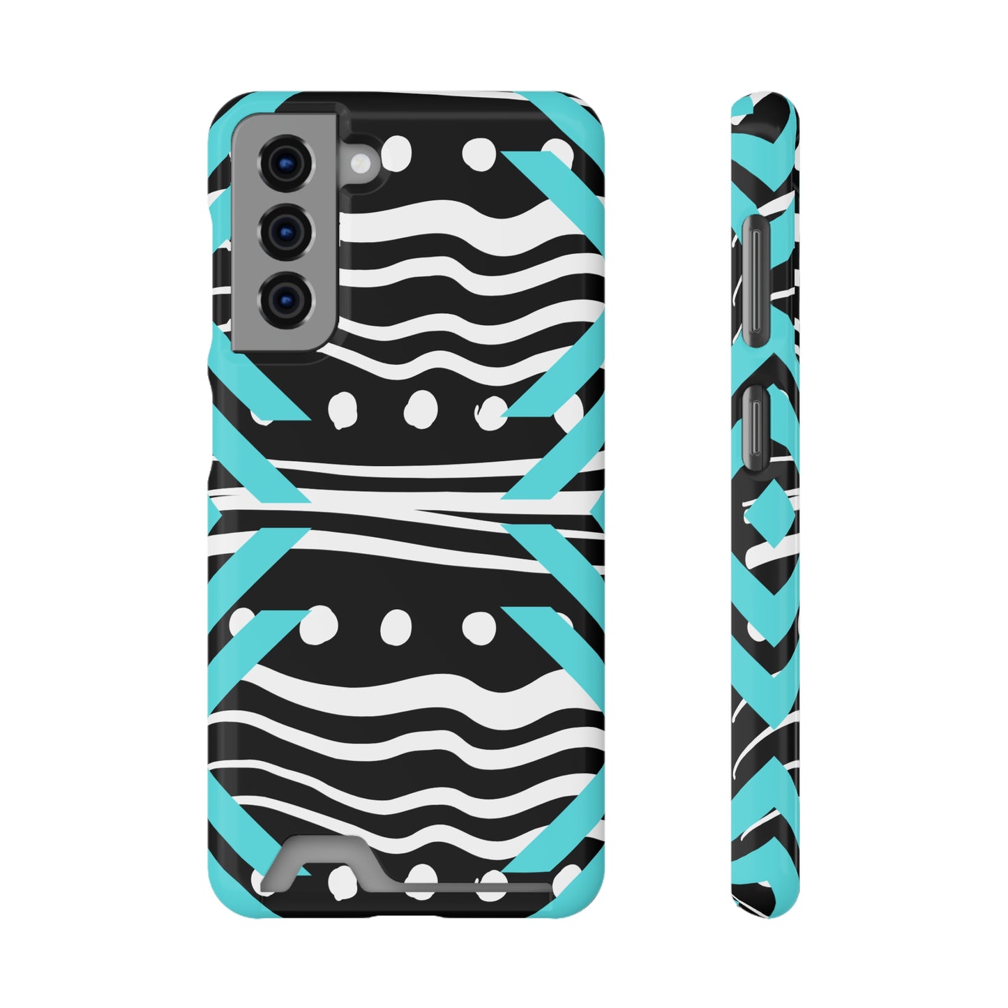 Ethnic Phone Case with Card Holder - Unique Phone Cases - Ethnic Print Phone Case