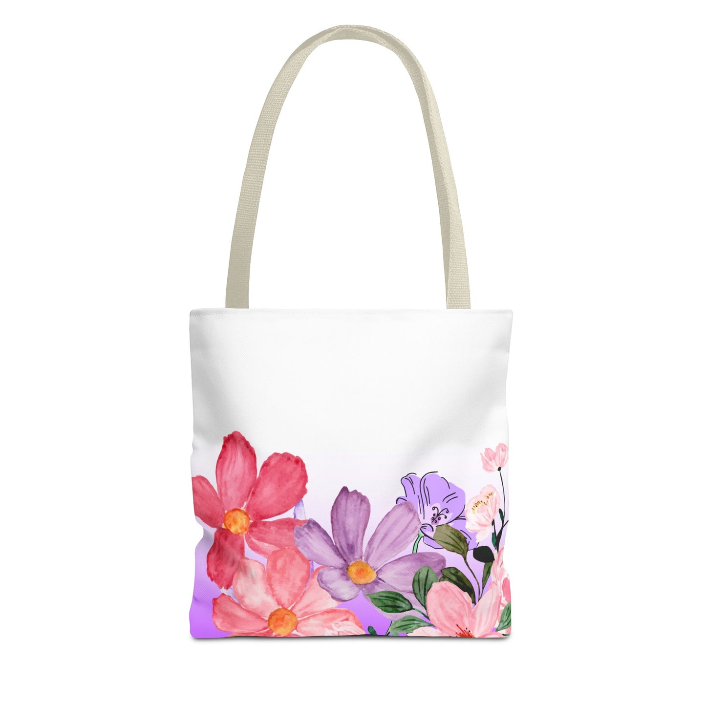 Colorful Floral Tote Bag (AOP)