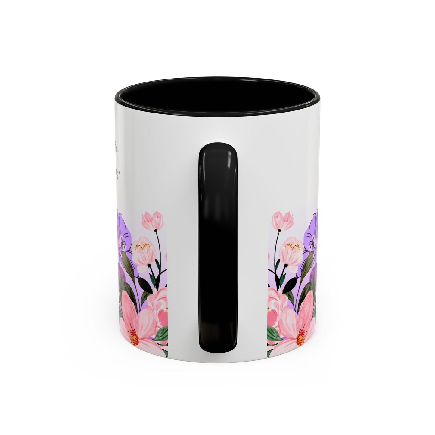 Inspirational Floral - Accent Coffee Mug (11, 15oz)