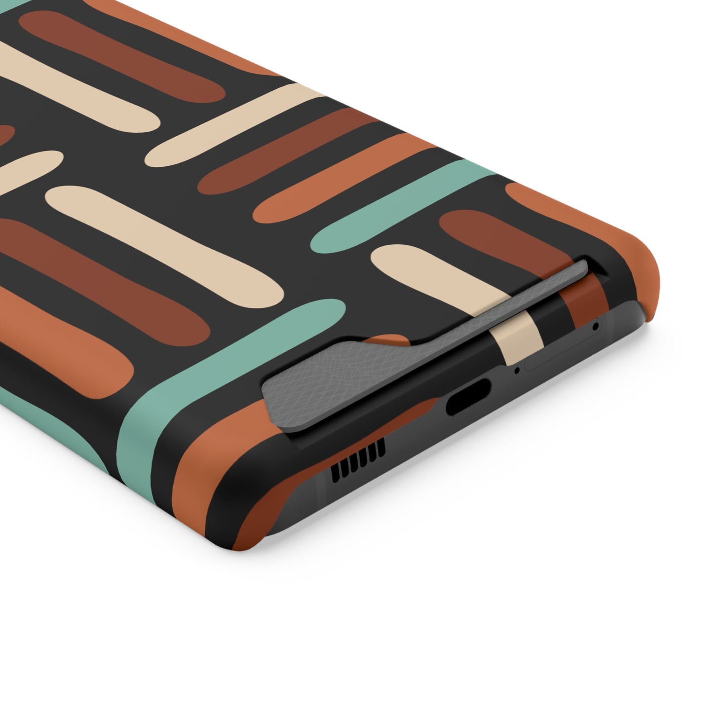 Ethnic Phone Case with Card Holder - Unique Phone Cases - Ethnic Print Phone Case