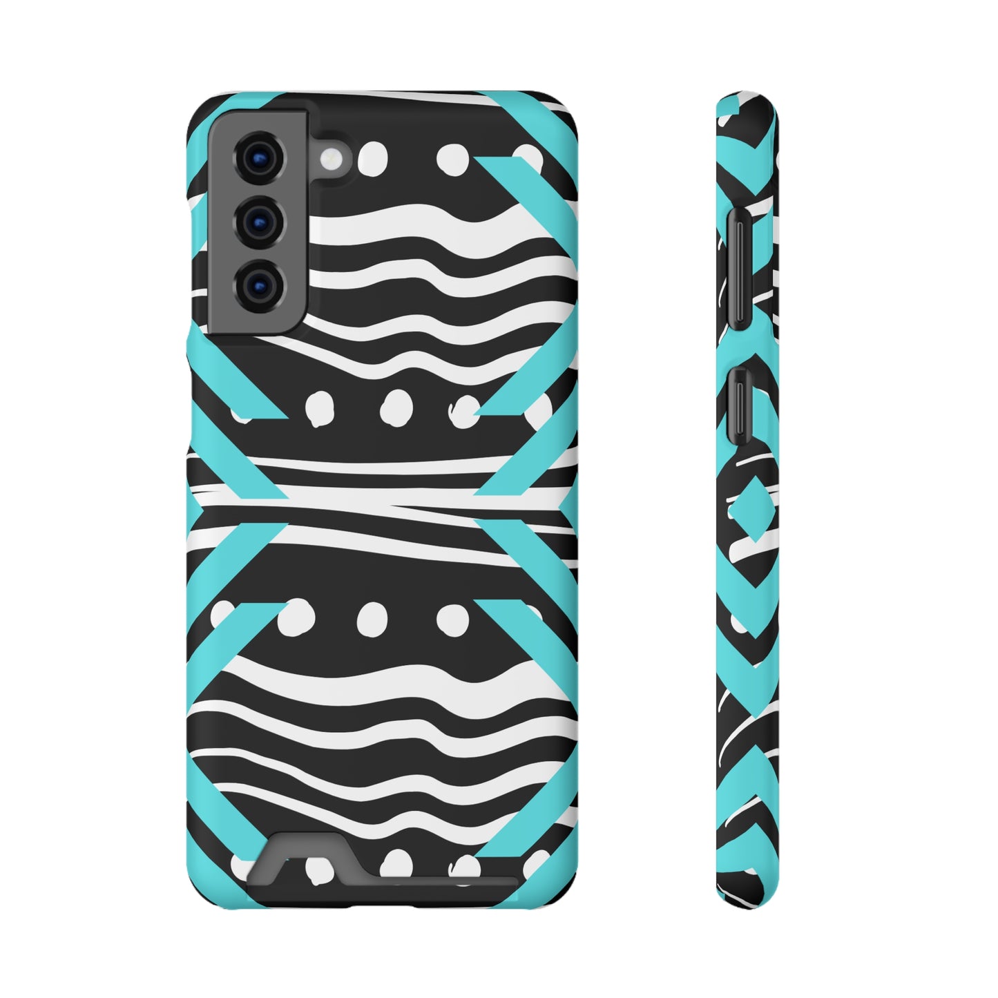 Ethnic Phone Case with Card Holder - Unique Phone Cases - Ethnic Print Phone Case