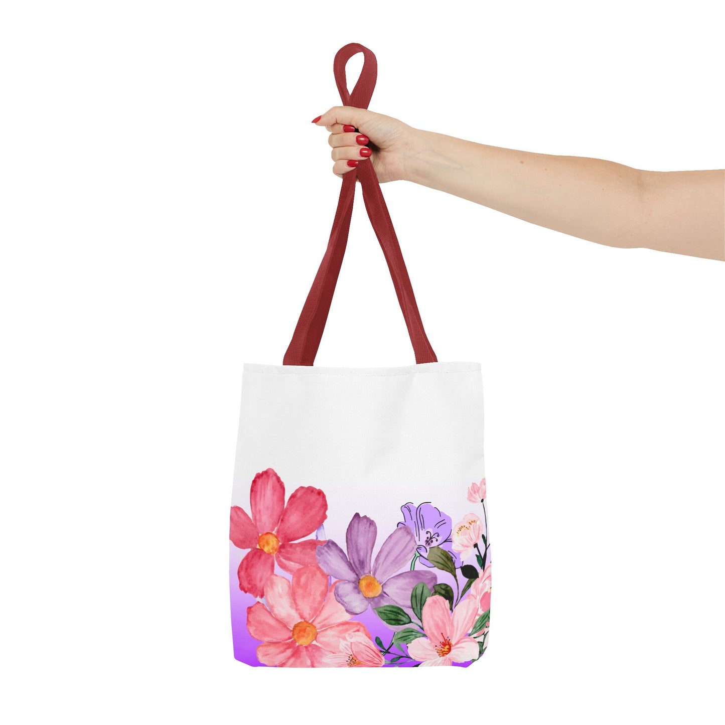 Colorful Floral Tote Bag (AOP)