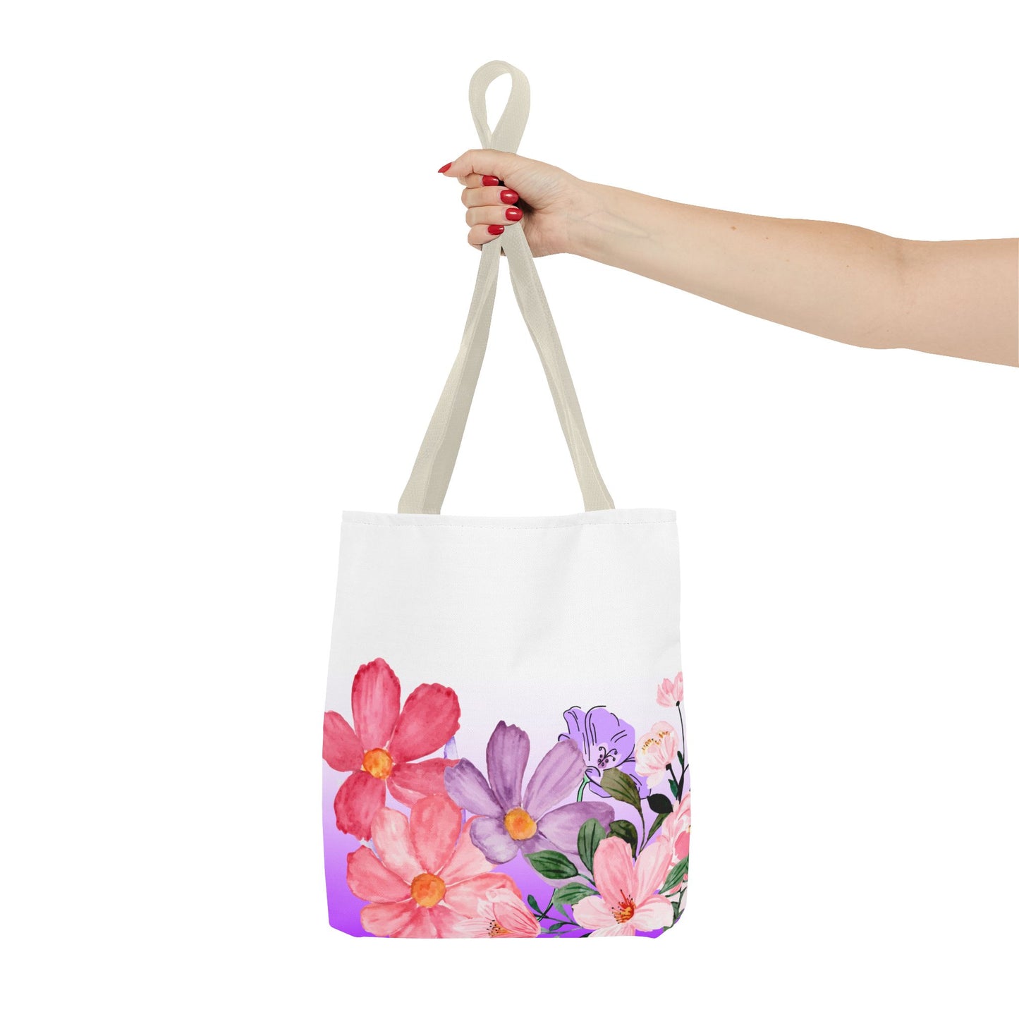 Colorful Floral Tote Bag (AOP)