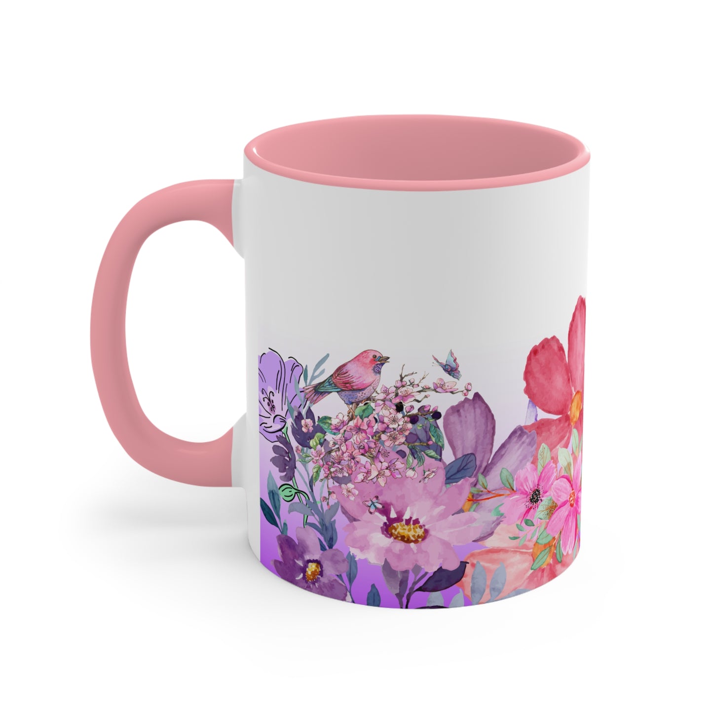 Great Rising- Give God the Glory - Floral Accent Mugs