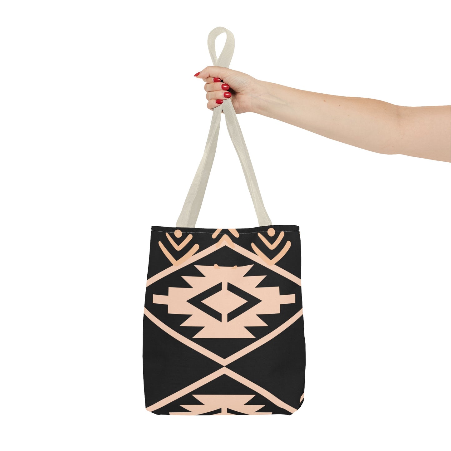 Tote Bag (AOP) - Stylish Tote Bags - Pink & Black