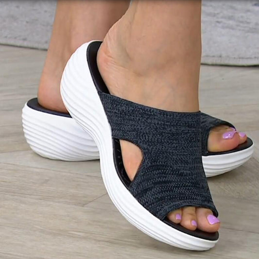 Flying Woven Lightweight Mesh Outer Wear Beach Sandals