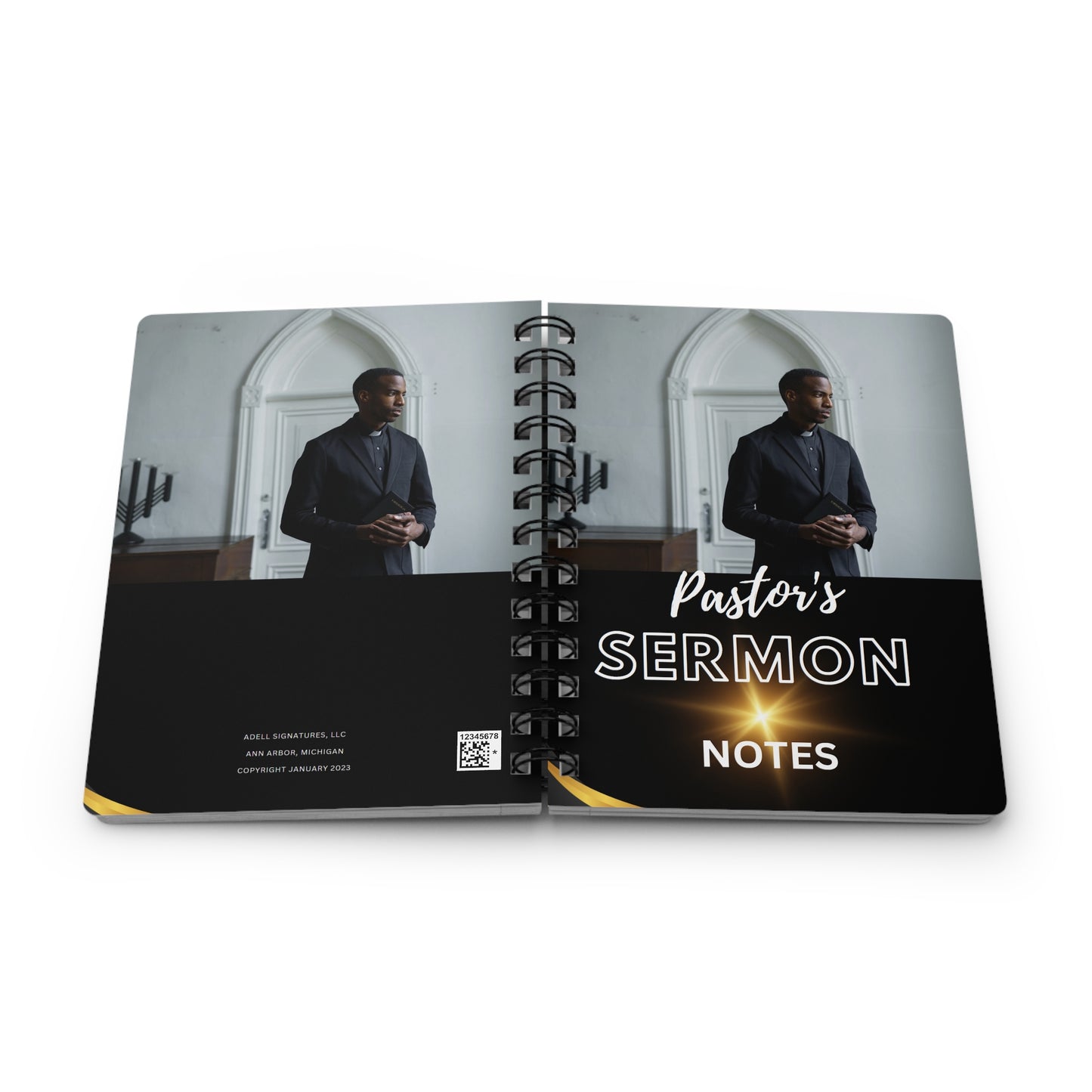 Pastor's Sermon Notes - Spiral Bound Journal