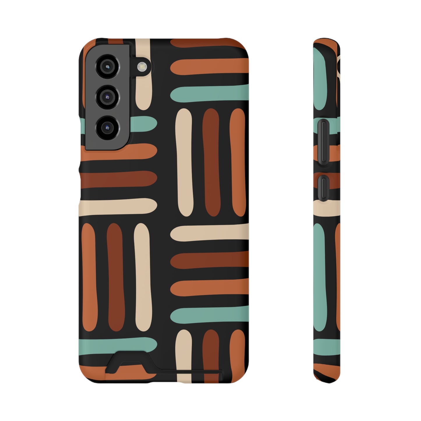 Ethnic Phone Case with Card Holder - Unique Phone Cases - Ethnic Print Phone Case