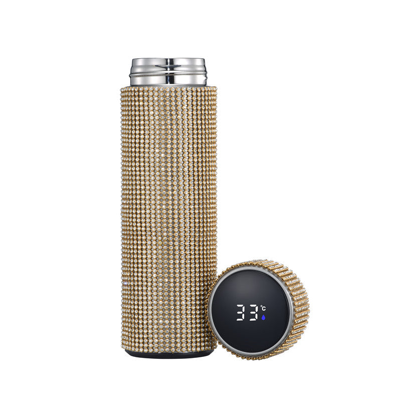 Luxury flash diamond vacuum flask