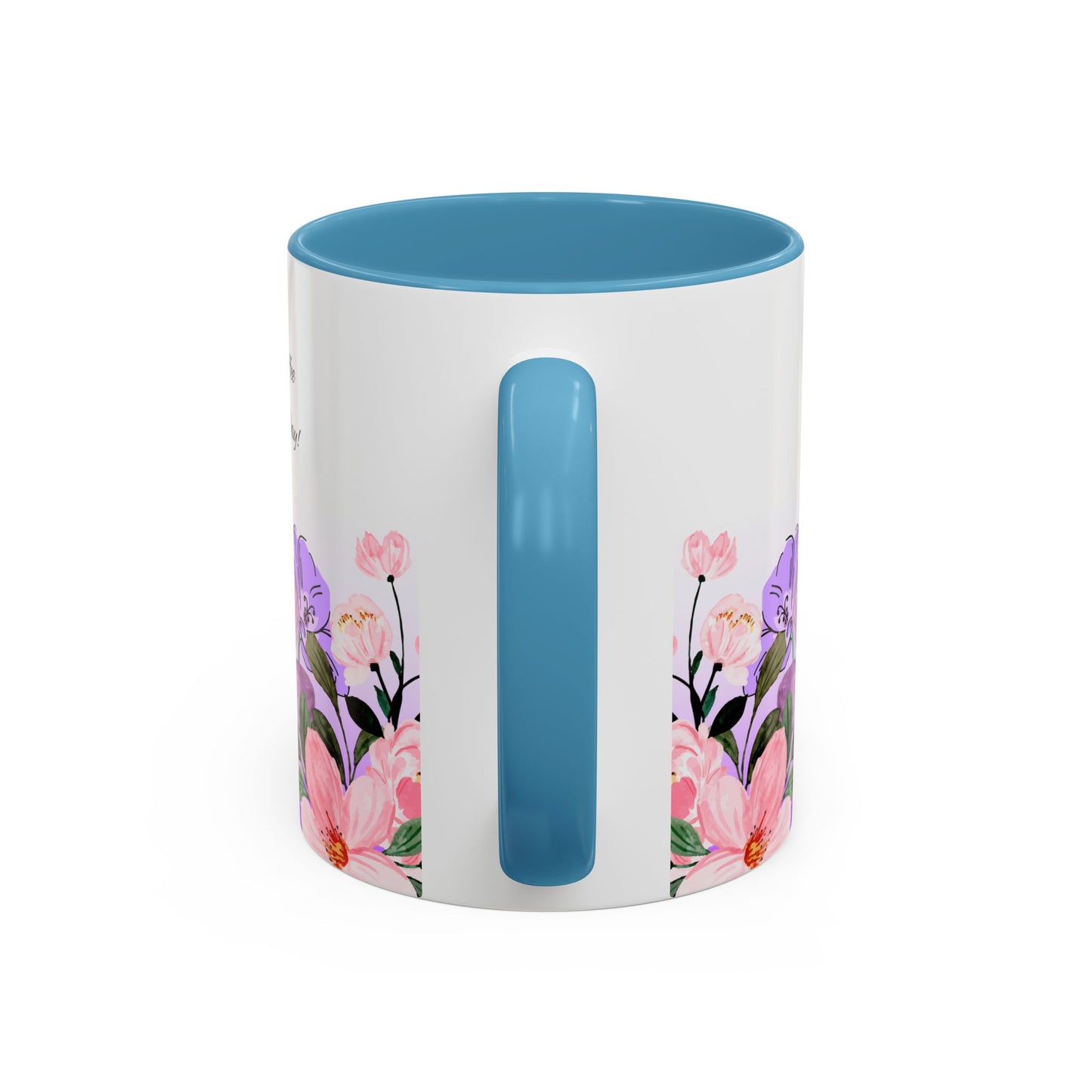 Inspirational Floral - Accent Coffee Mug (11, 15oz)