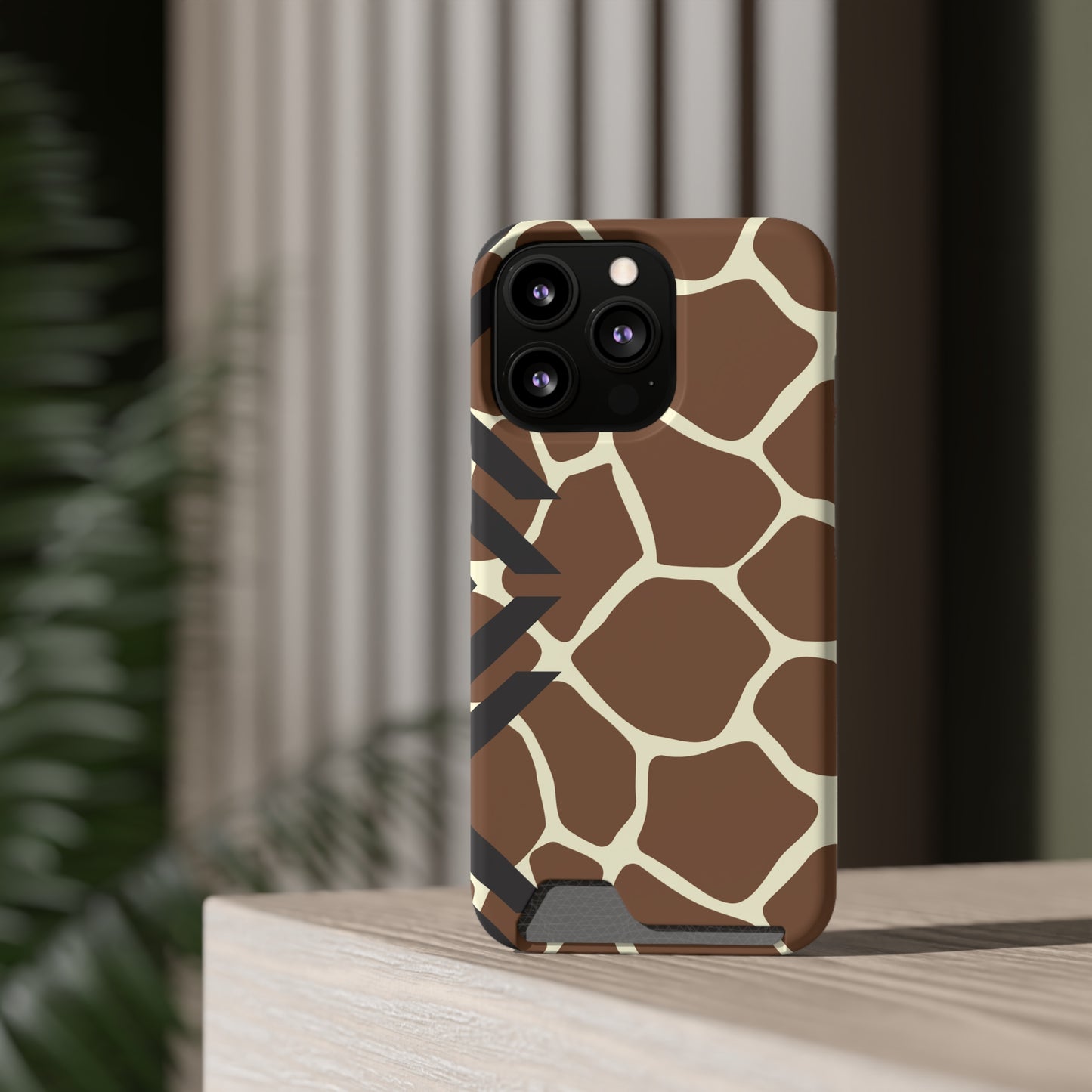 Ethnic Phone Case with Card Holder - Unique Phone Cases - Ethnic Print Phone Case