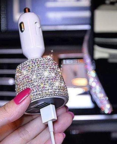 Crystal Dual USB Car Charger