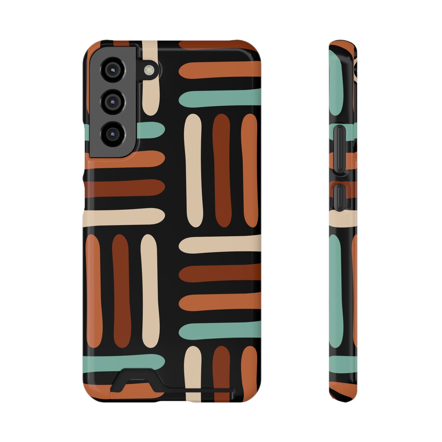 Ethnic Phone Case with Card Holder - Unique Phone Cases - Ethnic Print Phone Case