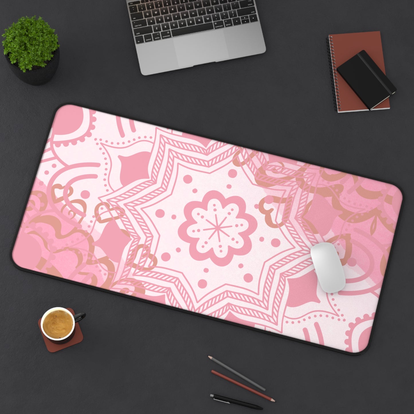 Beautiful Floral Print - Desk Mat - Office - Study - Gifts - Household Items