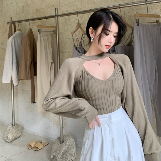 Fashion Pullover Round Neck Shawl Top Women