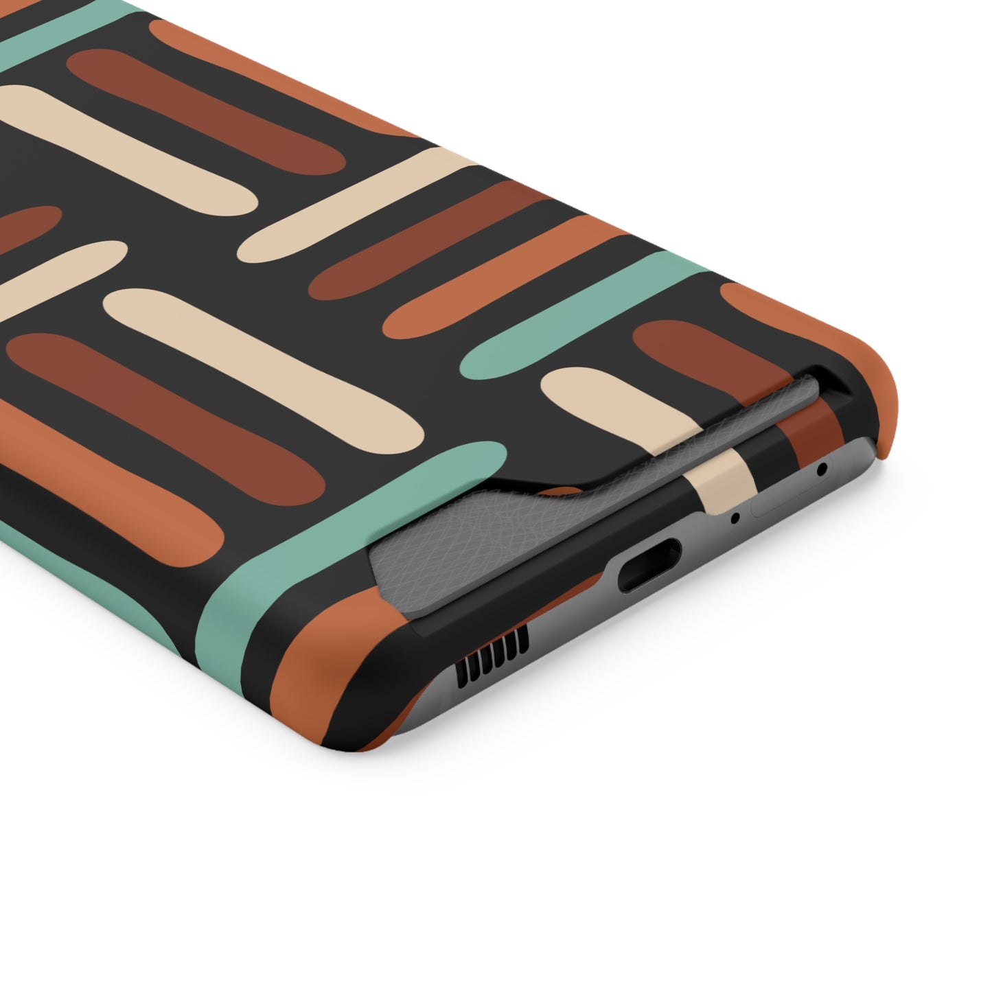 Ethnic Phone Case with Card Holder - Unique Phone Cases - Ethnic Print Phone Case