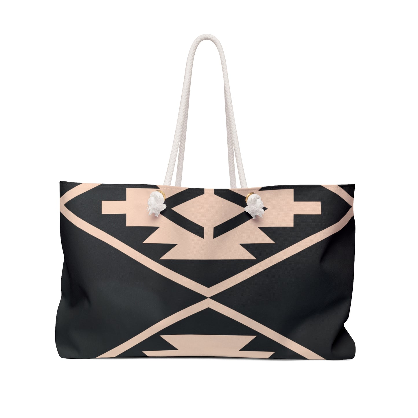 Black & Pink Beautiful Weekender Bag - Overnight Bags - Oversized Bags - Beach Bags