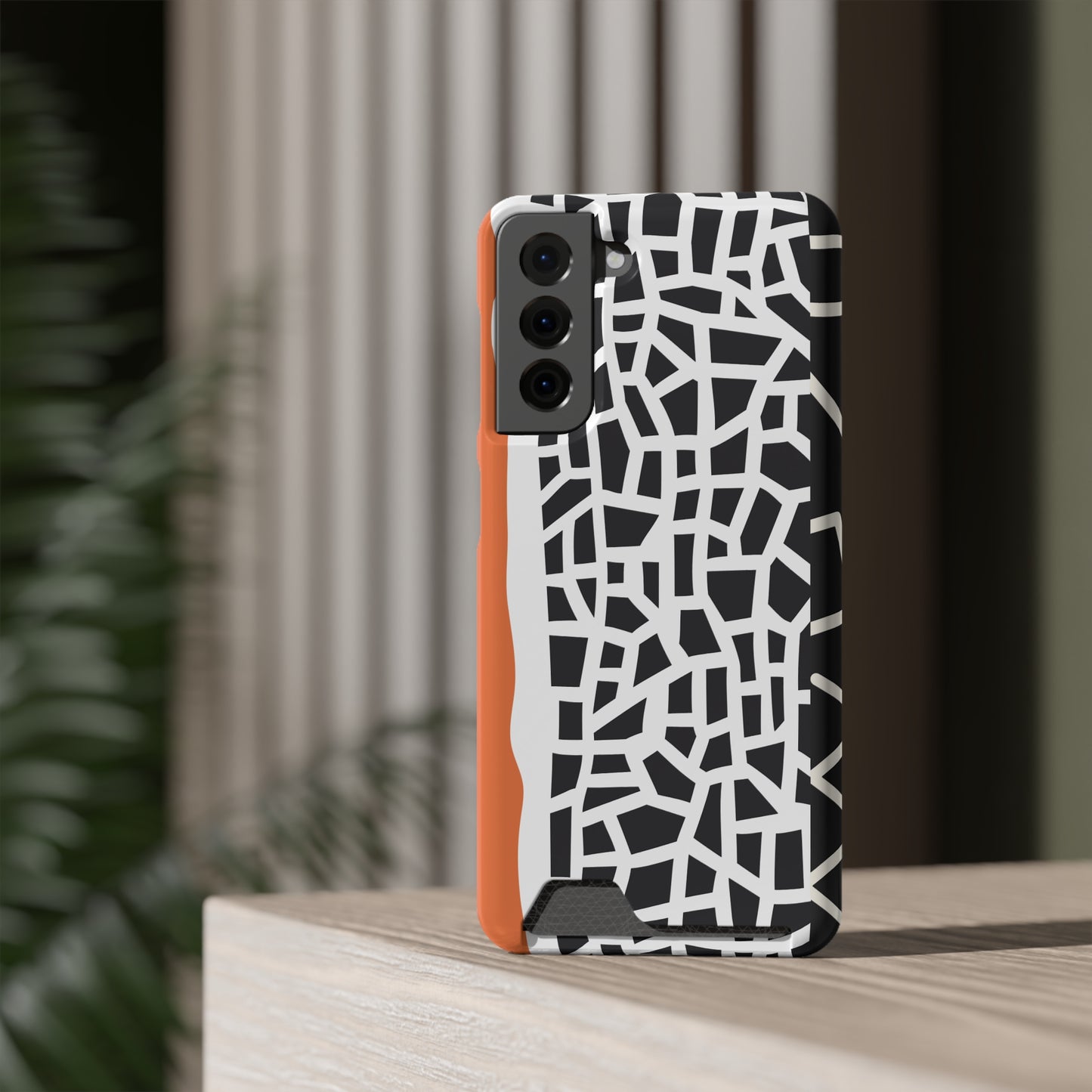 Ethnic Phone Case with Card Holder - Unique Phone Cases - Ethnic Print Phone Case