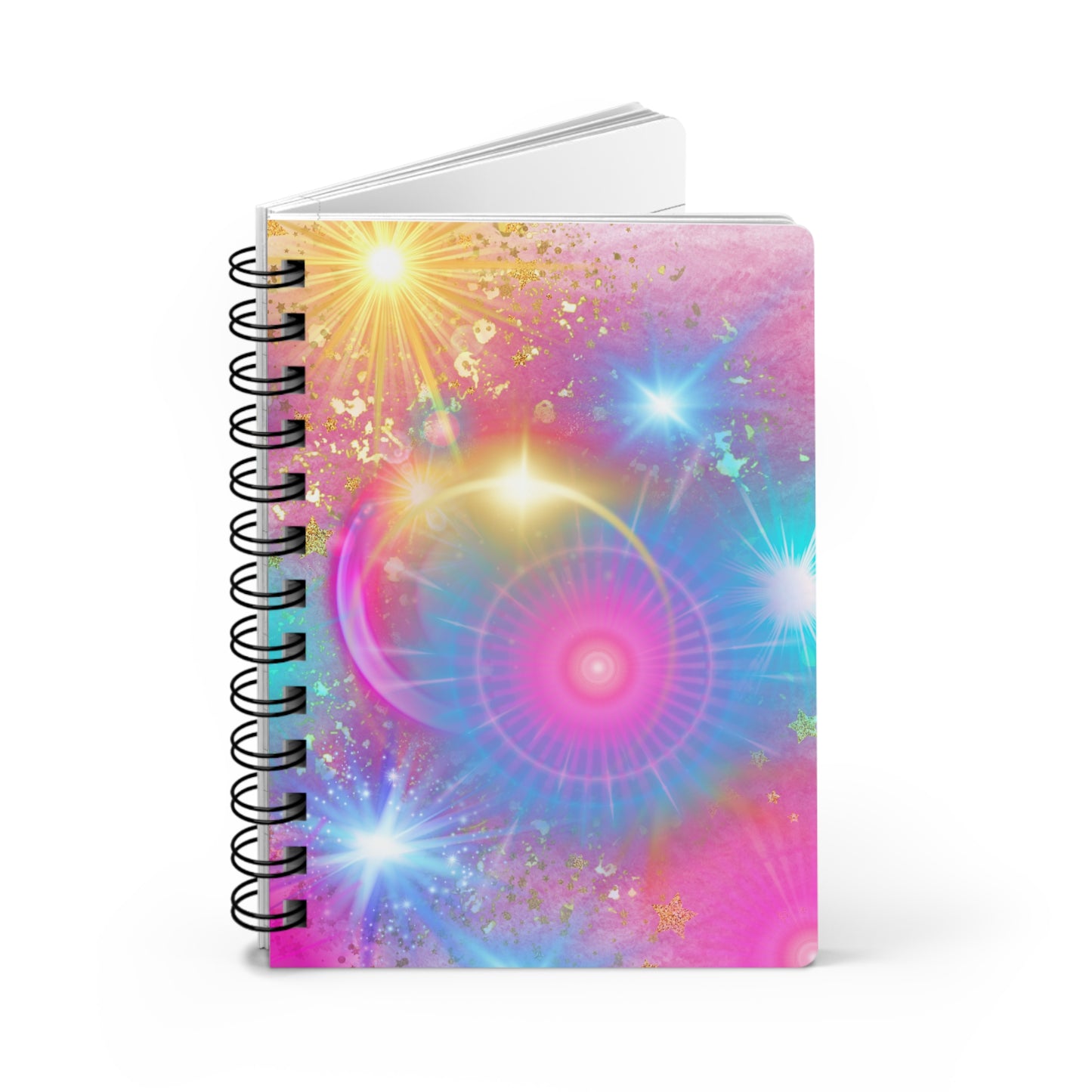 Journal Pastel Neon Bright Colored = Spiral Bound Journal