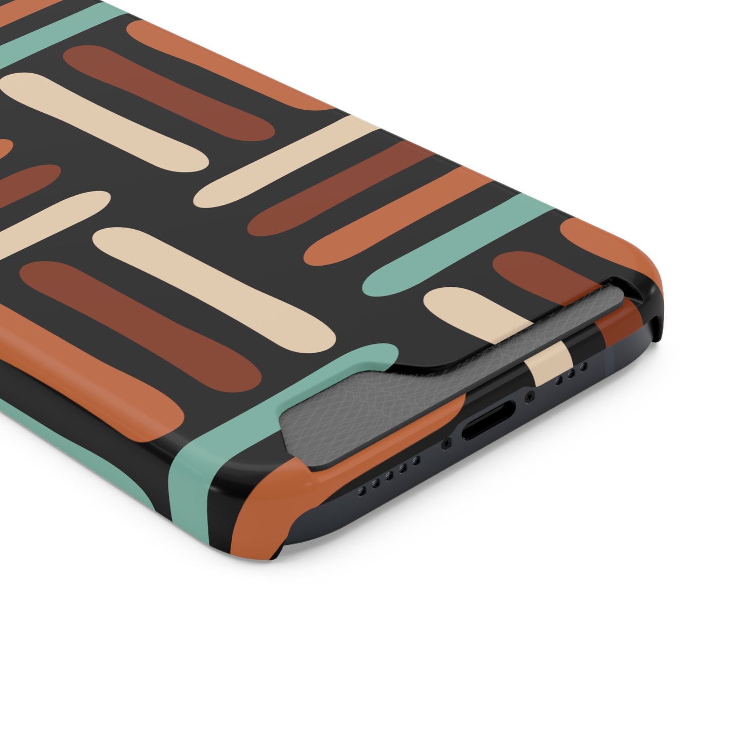 Ethnic Phone Case with Card Holder - Unique Phone Cases - Ethnic Print Phone Case