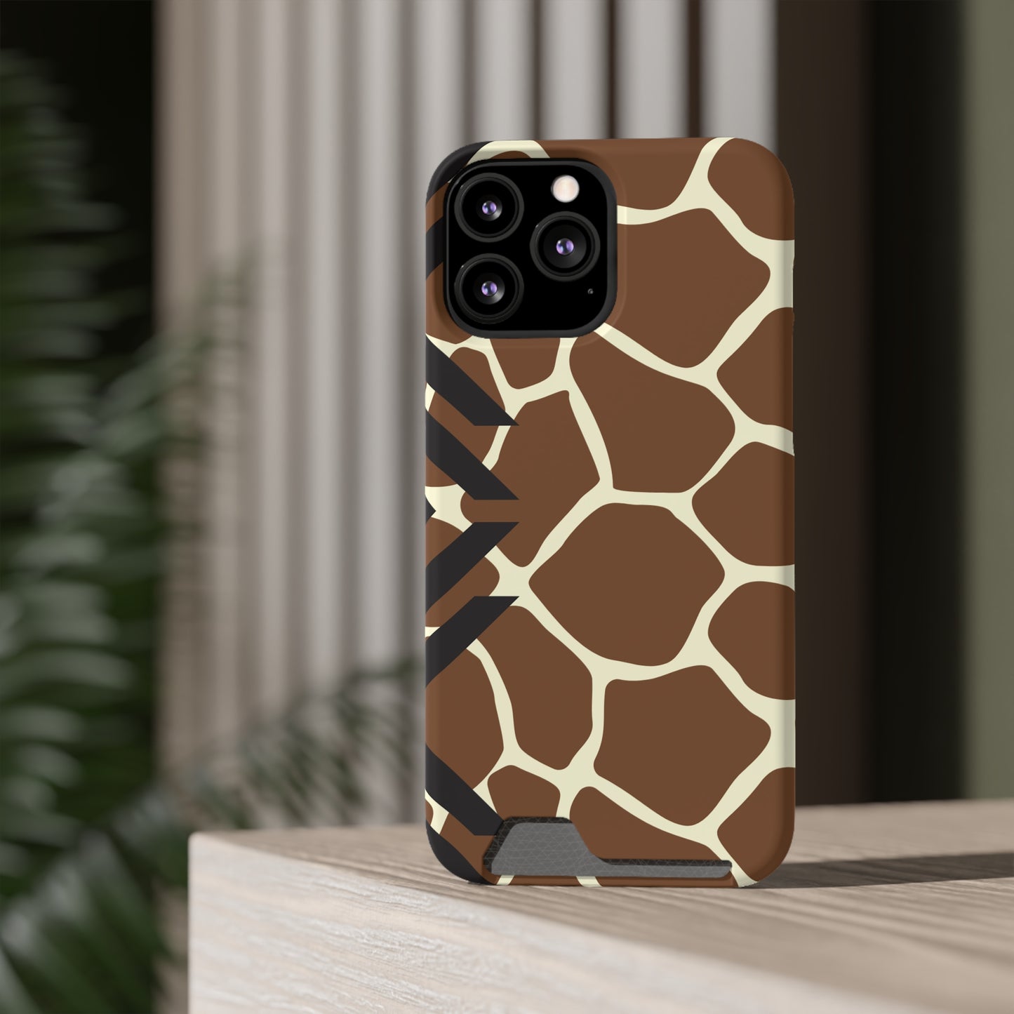 Ethnic Phone Case with Card Holder - Unique Phone Cases - Ethnic Print Phone Case
