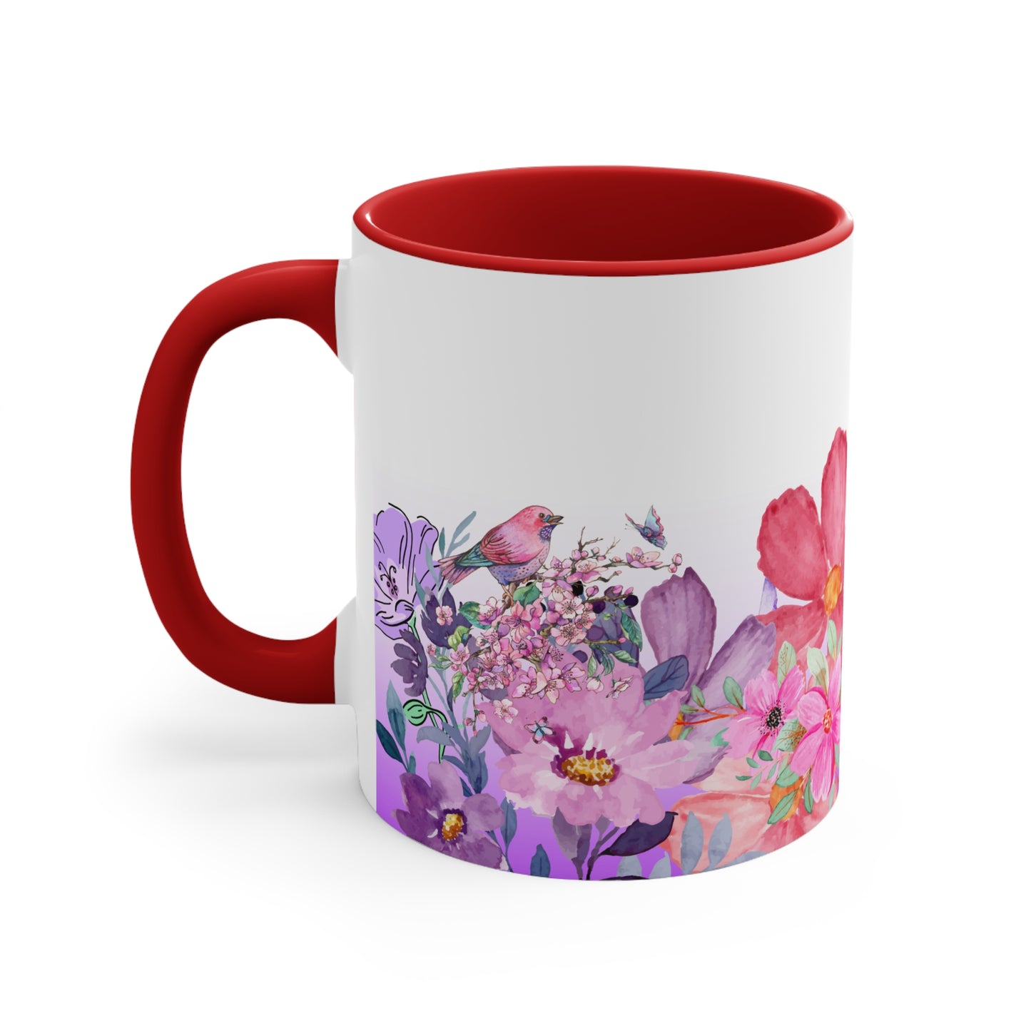 Great Rising- Give God the Glory - Floral Accent Mugs