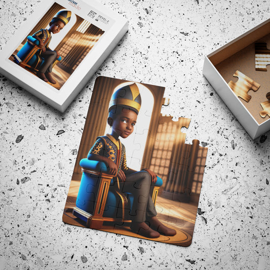 Young Prince - Kids - Youth' Puzzle, 30-Piece - Puzzles for Youth - African American Puzzles