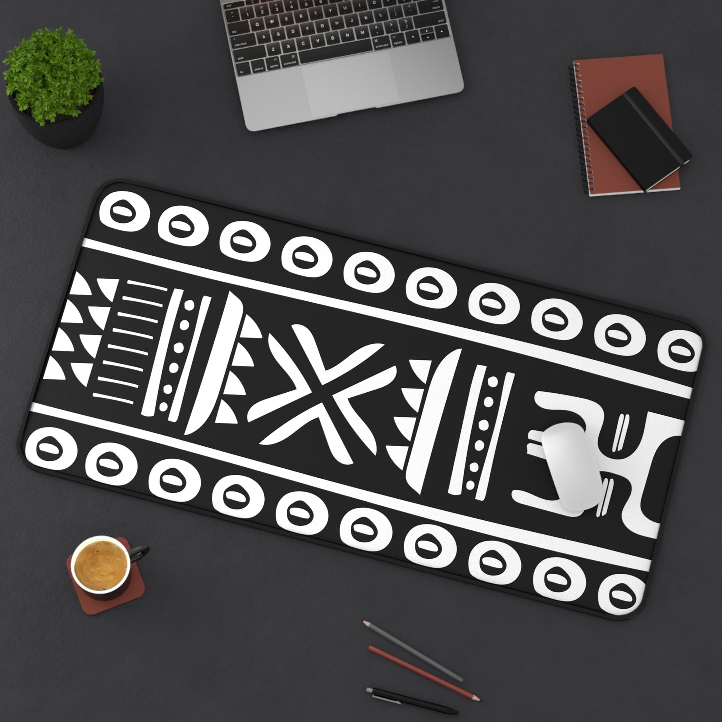 Beautiful Ethnic Print - Desk Mat - Office - Study - Gifts - Household Items