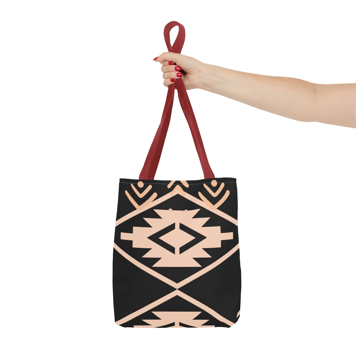 Tote Bag (AOP) - Stylish Tote Bags - Pink & Black