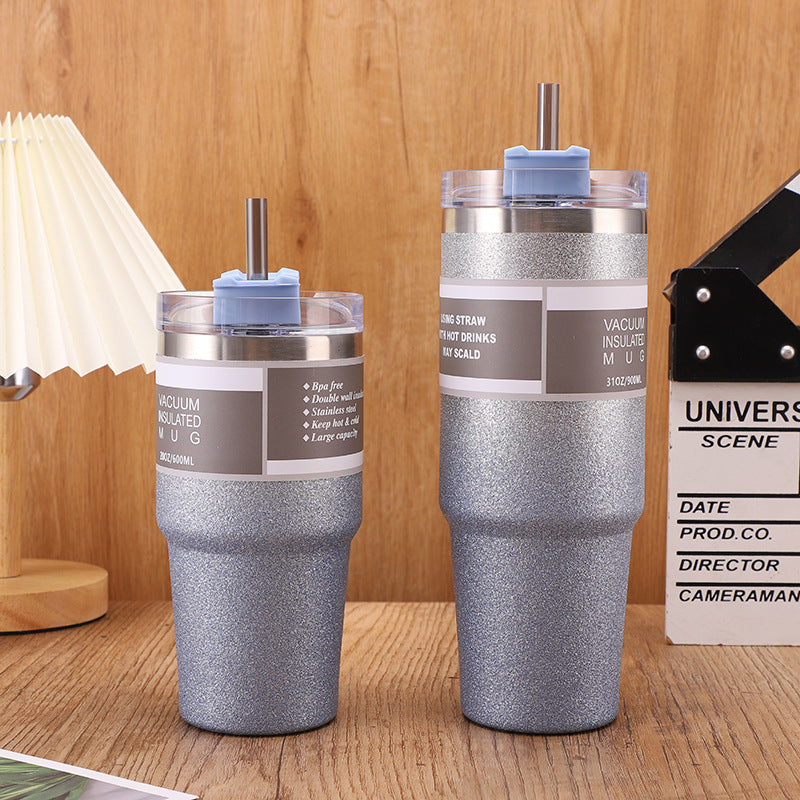 Stainless Steel Insulation Cup With Straw