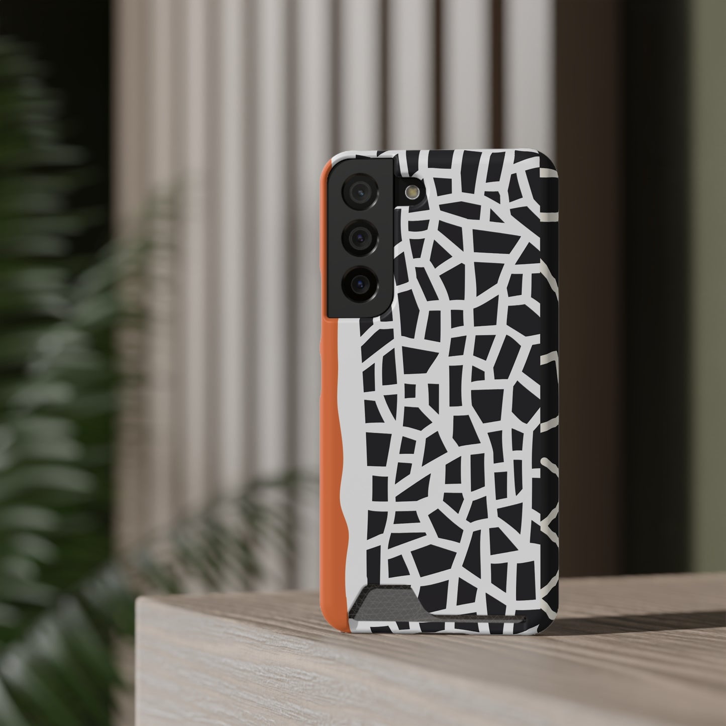 Ethnic Phone Case with Card Holder - Unique Phone Cases - Ethnic Print Phone Case
