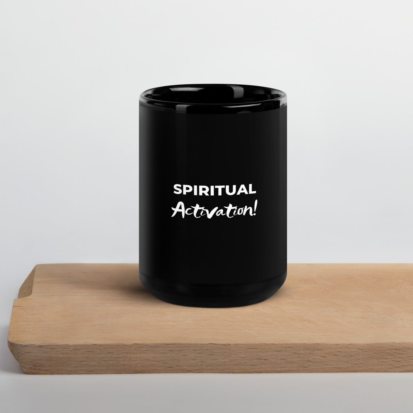 Enchanted Zeal™ - Black Glossy Mug ("Spiritual Activation")