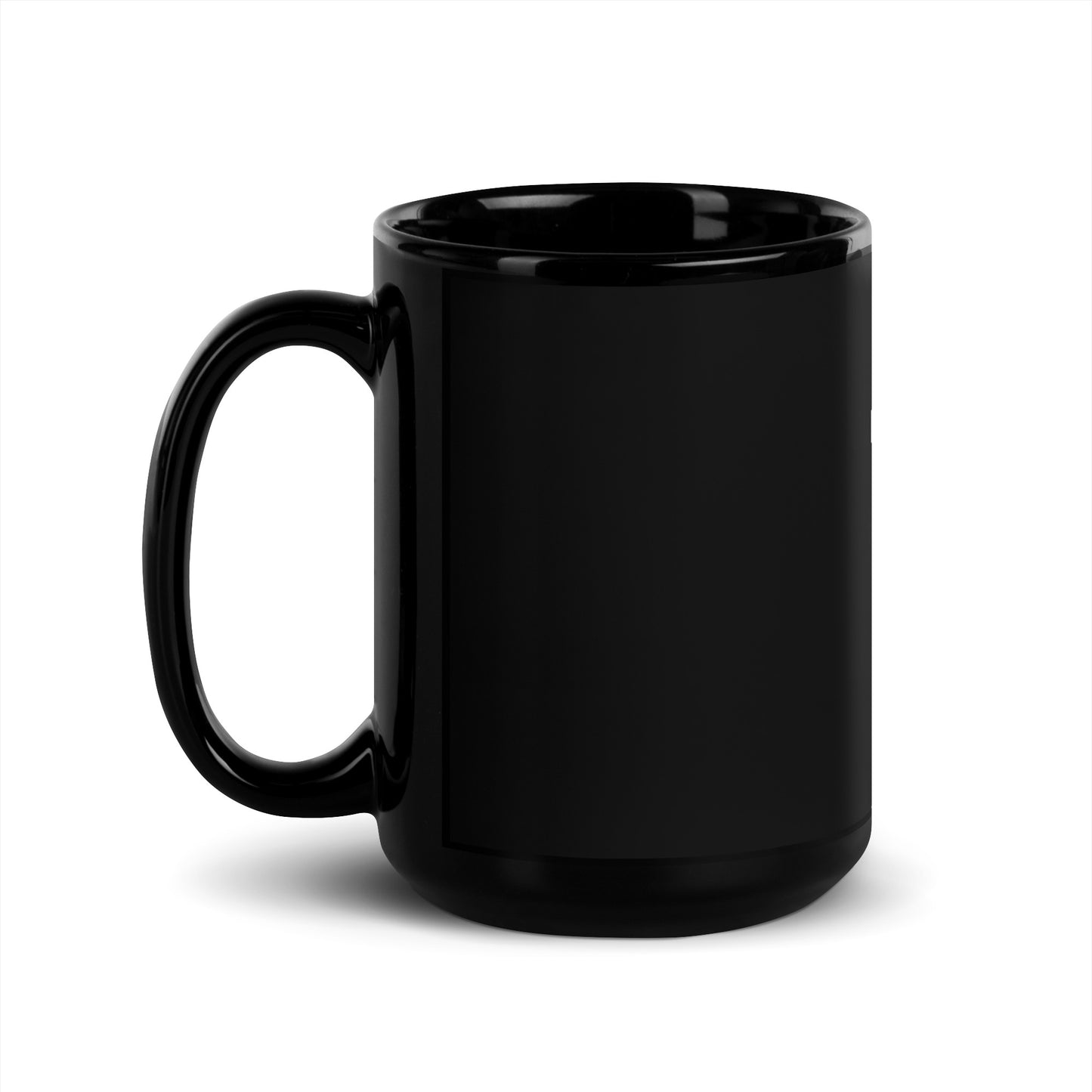 "Heaven Sent" Black Glossy Mug