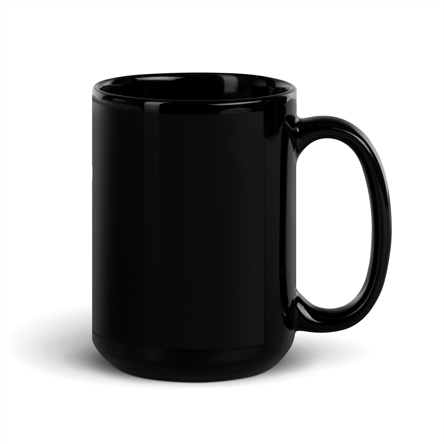 "Heaven Sent" Black Glossy Mug