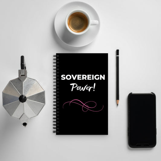 Spiral notebook "Sovereign Power"